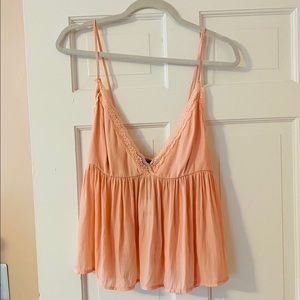 Forever 21 blush lace woven cami